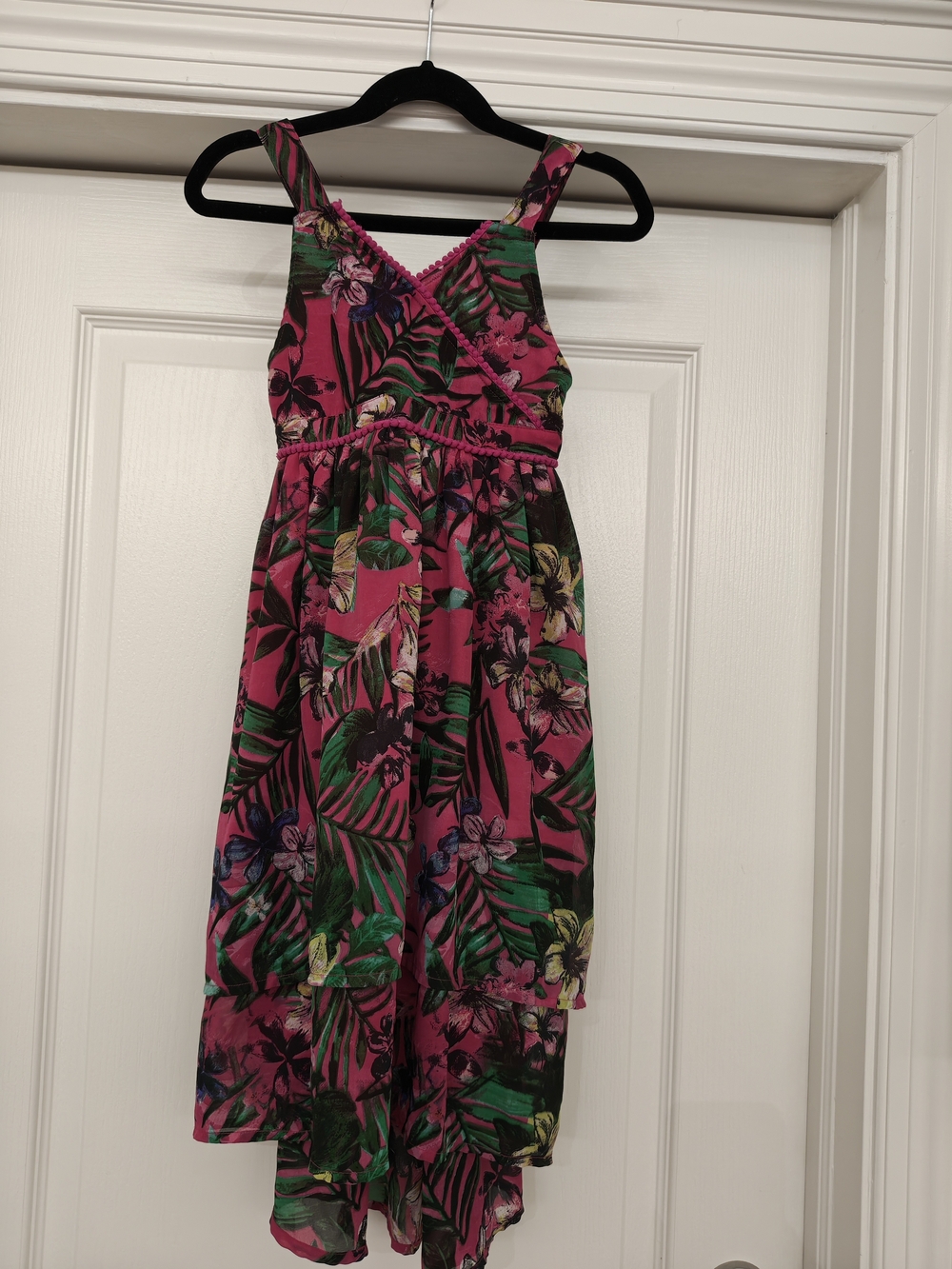 Marks & Spencer Pink Floral Tropical Print Girls' Sundress